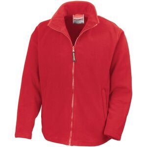 Result Mens Horizon High Grade Microfleece Jacket / Cardinal Red